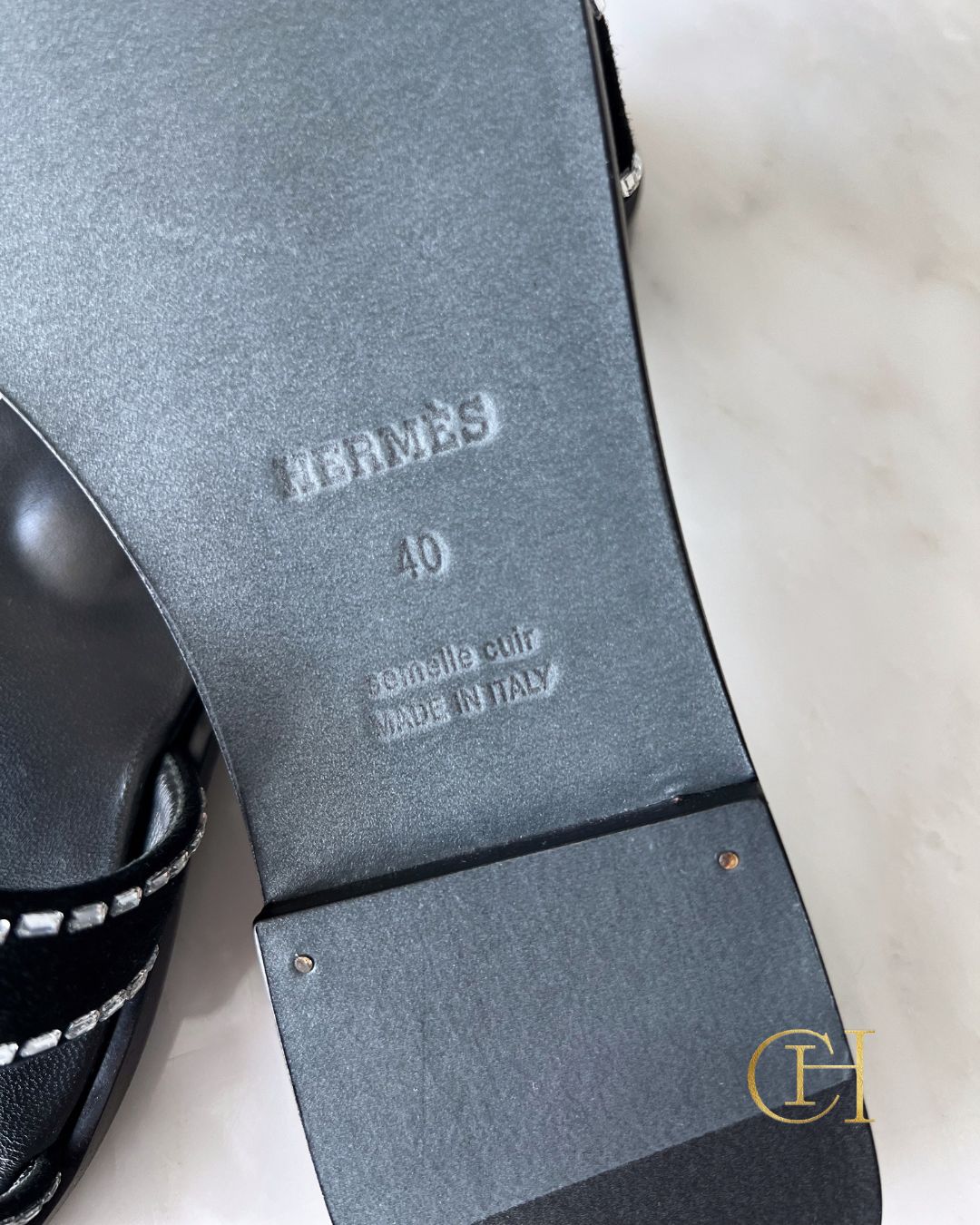 Hermès Oran — белые Craie
