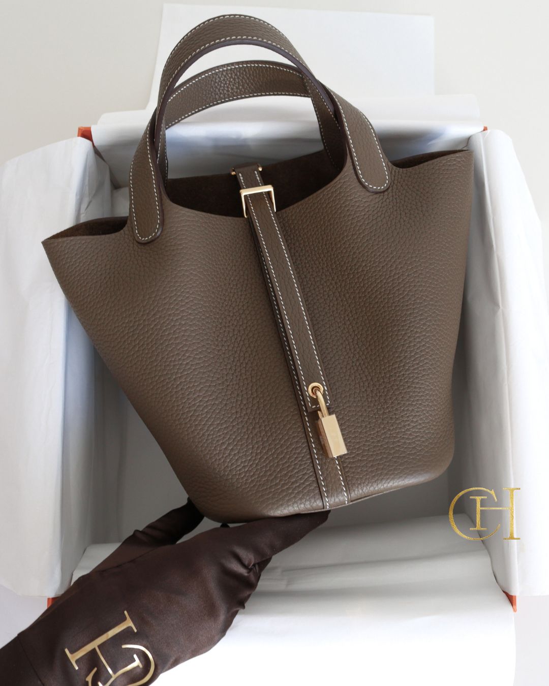 Hermès Picotin 18 Taupe